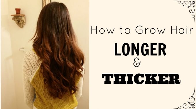 Ways Of Growing Thicker Hair
